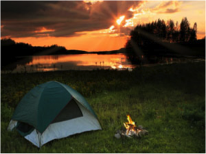 tent-sunset